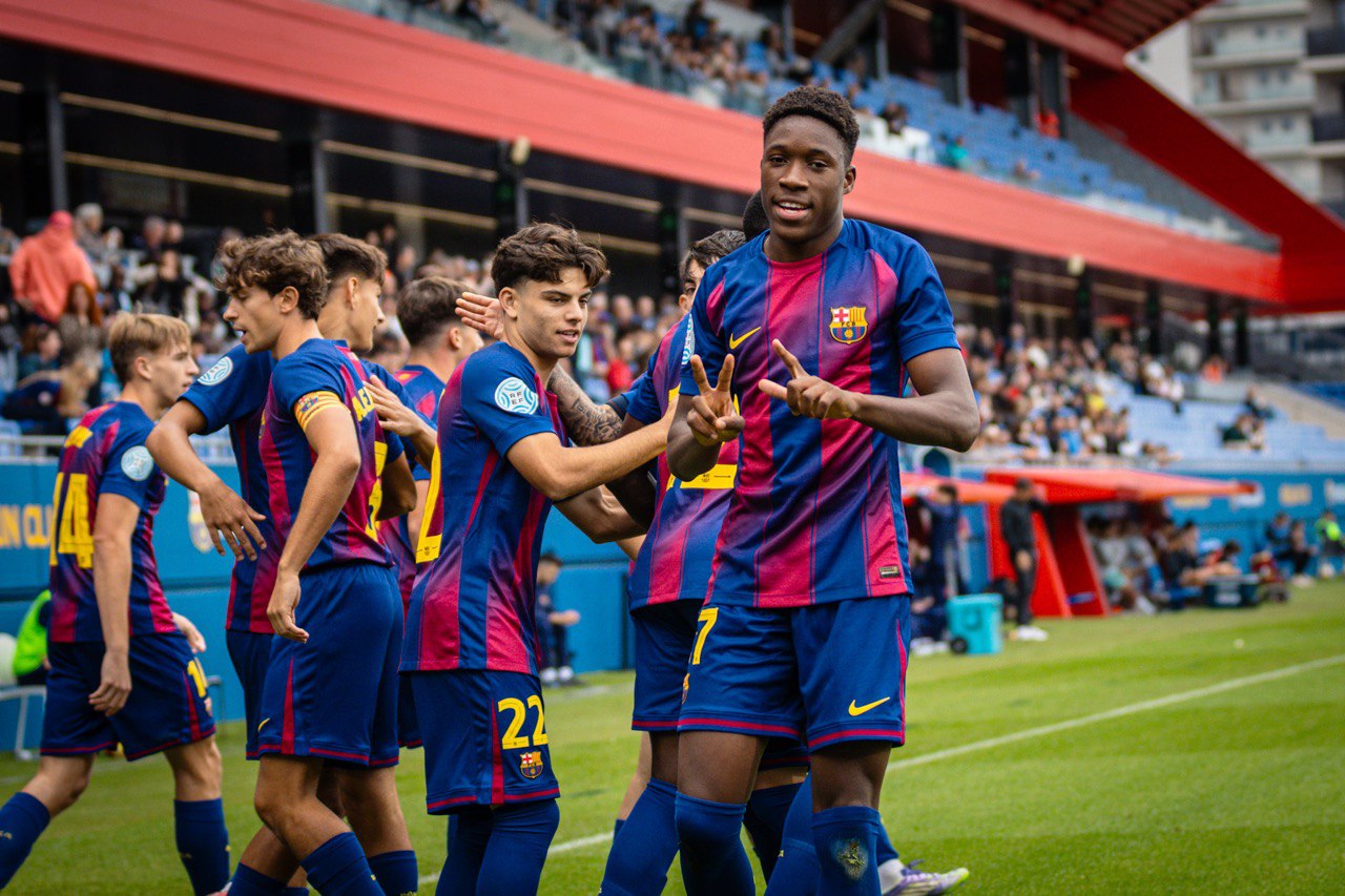 La celebración del gol de Sama Nomoko | Fuente: Punto Deportivo Foto: Rubén Santander